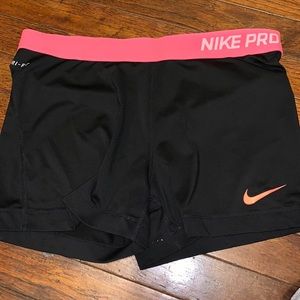 Nike Pro dry fit with neon band Women’s L